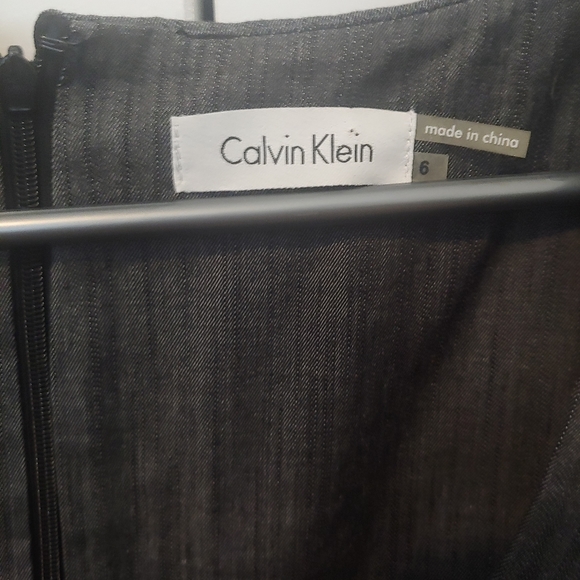 Calvin Klein Grey Dress Size 6 - Picture 2 of 3